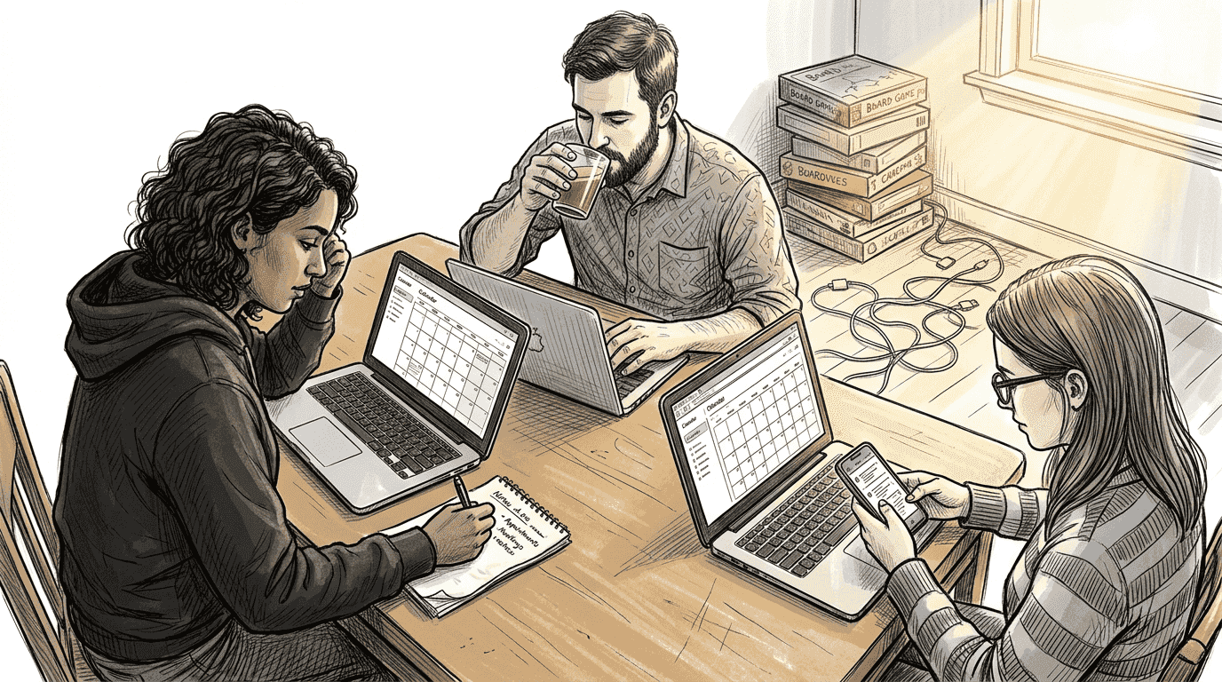 Step-by-step group scheduling: easy social planning