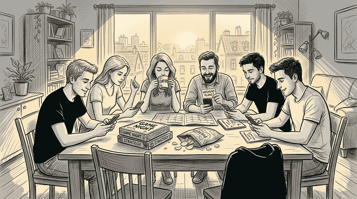 Group logistics vs social decisions: coordinate friends easily